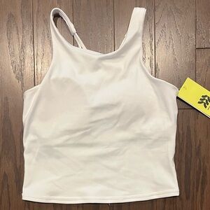 All in Motion White Girls Tank Top